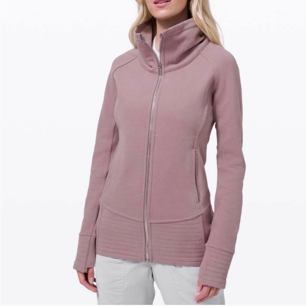 Lululemon Radient II Full Zip Athleisure Luxe Slow Fashion Jacket, Size 6